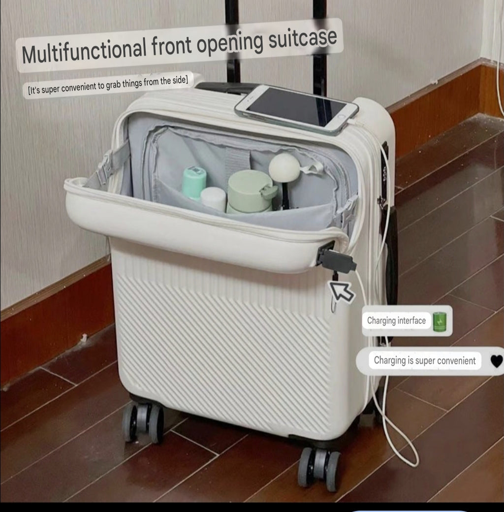 Front Opening Password Suitcase