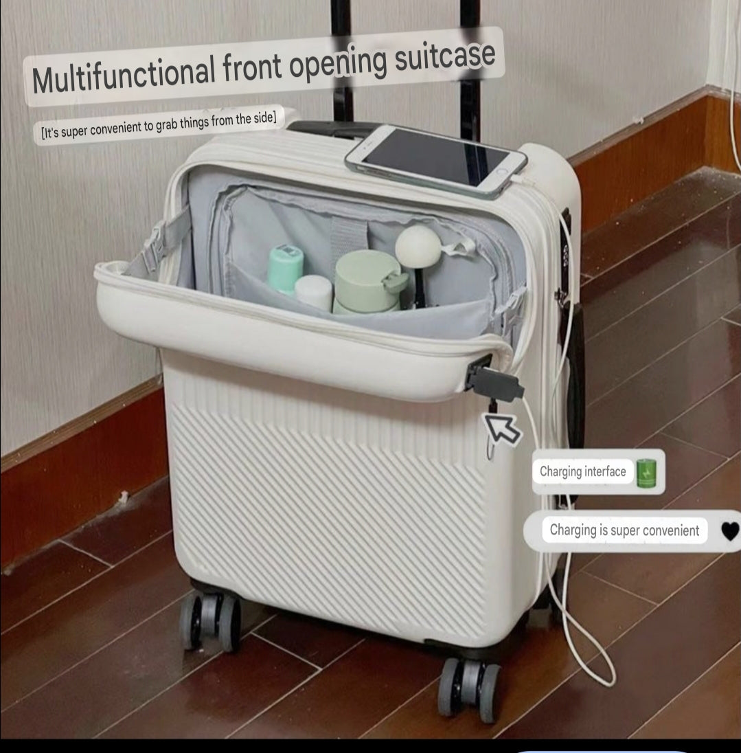Front Opening Password Suitcase
