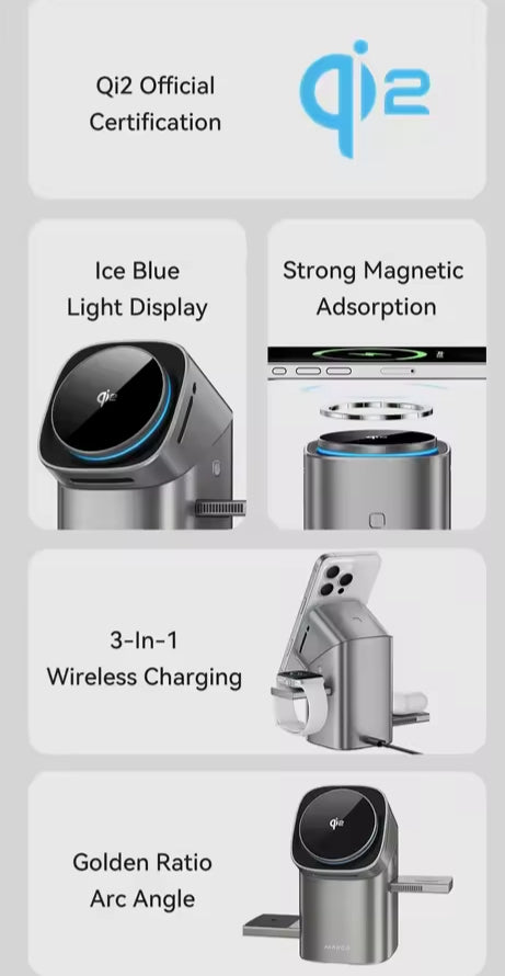 MAXCO Wireless Charger Three-in-one