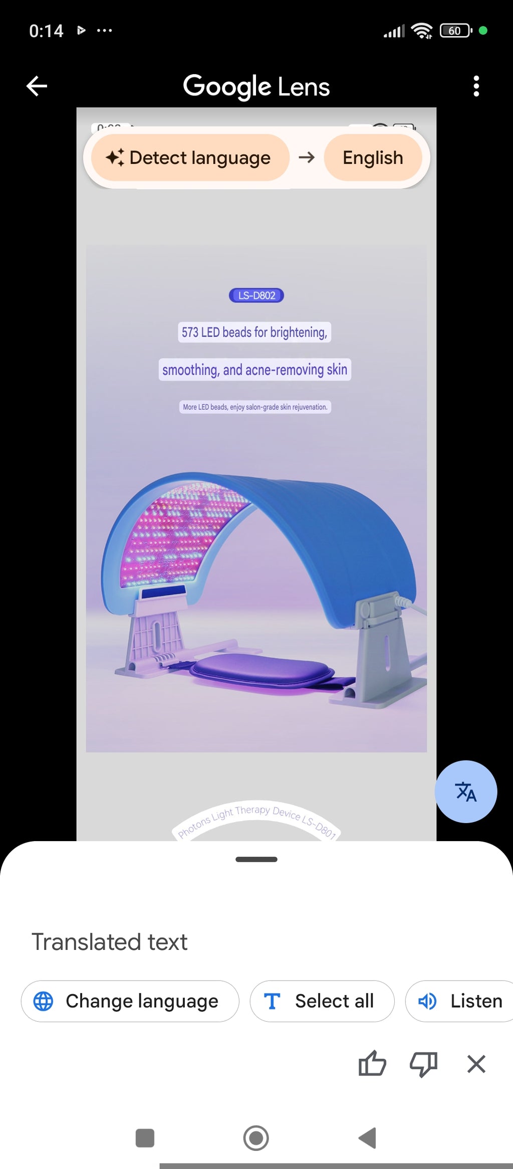 LED Light Beauty Instrument