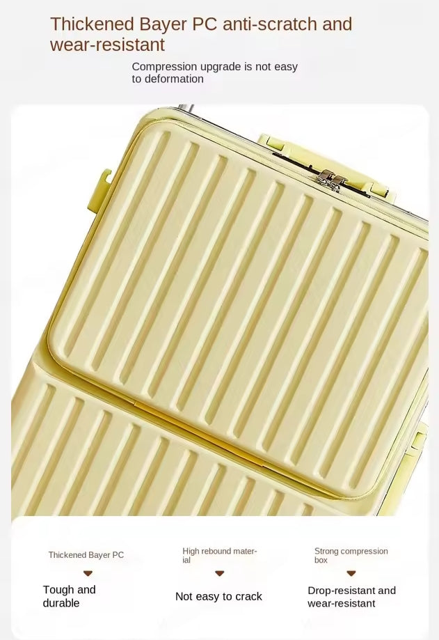 Wide Handle Front opening Luggage