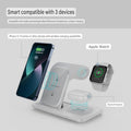 Ultra-thin Double Coil Wireless Three-in-one charger
