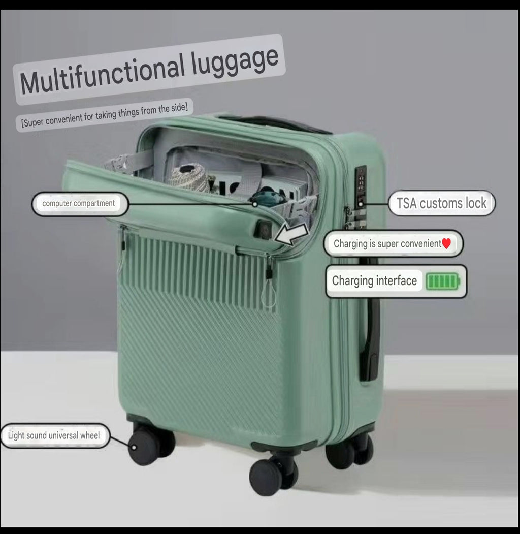Front Opening Password Suitcase
