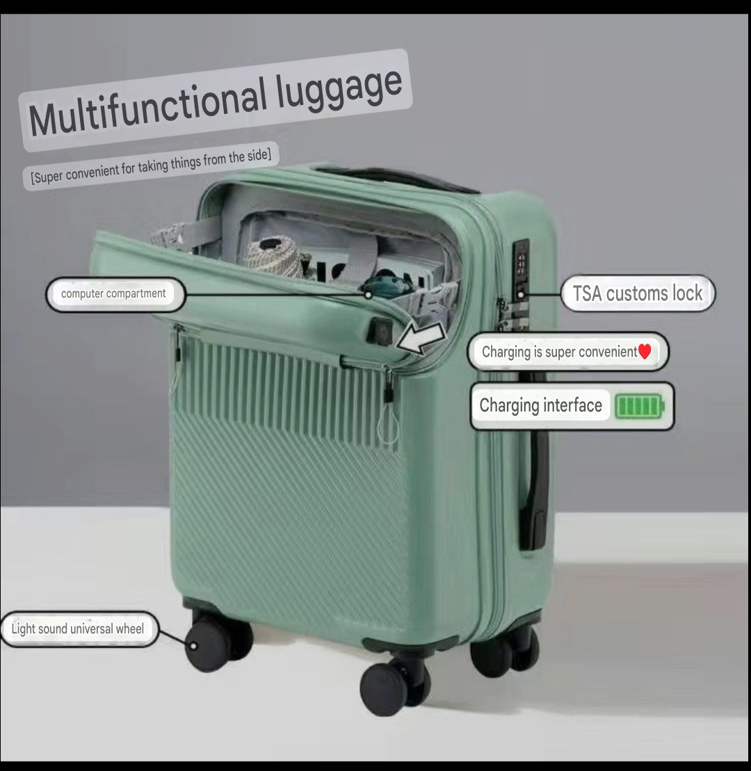 Front Opening Password Suitcase