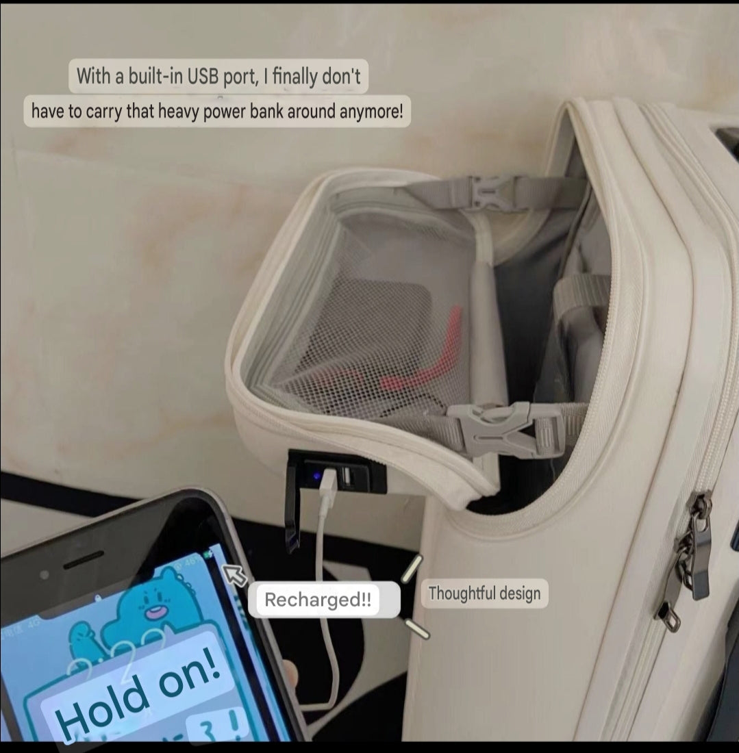 Front Opening Password Suitcase