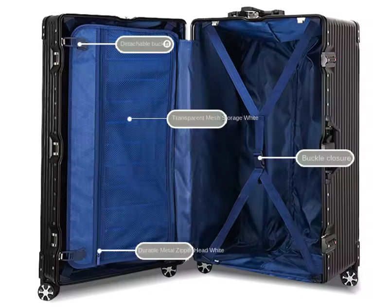 Anti-Fall Flat Lake Suitcase