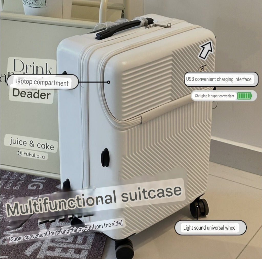Front Opening Password Suitcase