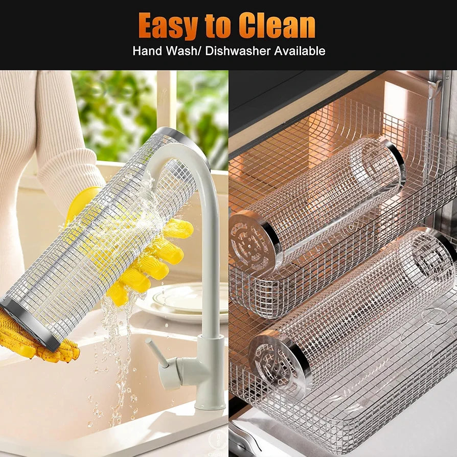 Rolling Barbecue Cage-Outdoor